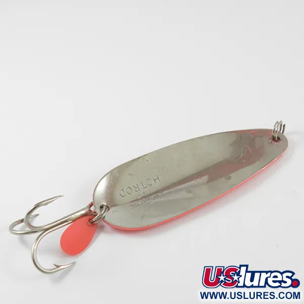 Luhr Jensen Les Davis Hotrod Lusikka, Pinkki/Nikkeli, 32g, Vintage #2896