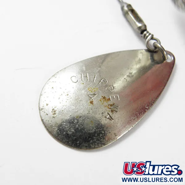 Chippewa Bait Chippewa 4 Spinnerbait, Nikkeli / Punainen, 28g, Tuplalippa, #2909