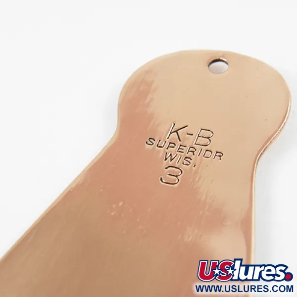 K-B Bait K-B Spoon 3 Lusikka, Kupari, 25g, Vintage USA, #2912
