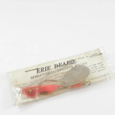 Erie Dearie Walleye Killer Lippauistin, Nikkeli / Punainen, 12g, #2932