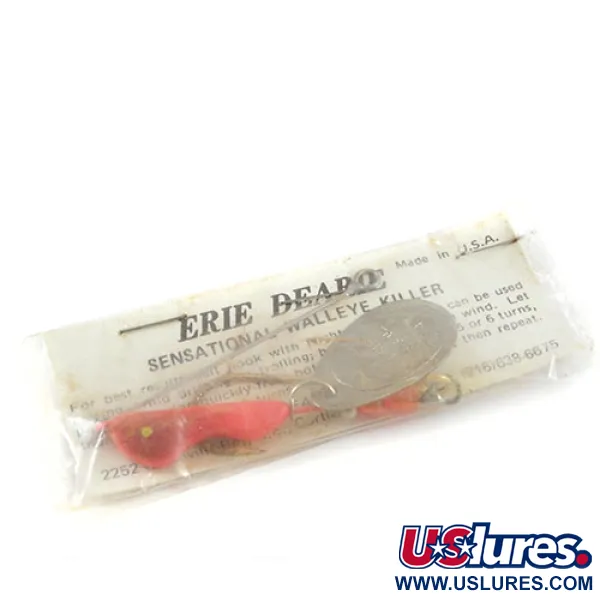 Erie Dearie Walleye Killer Lippauistin, Nikkeli / Punainen, 12g, #2932