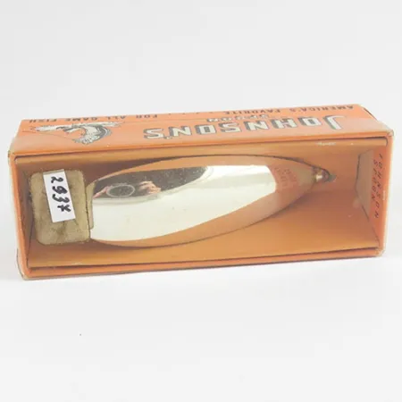 Weedless Johnson Silver Minnow Lusikka, Hopea, 21g, Ruohosuojattu, #2937