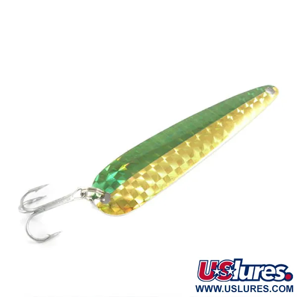 Dardevle Flutter-Chuck Lusikkauistin, Nikkeli/Kelt/Vihr, 8g, #2942