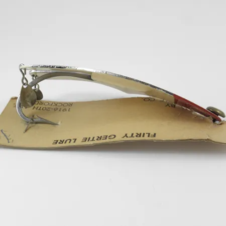 Weedless Flirty Gertie Lusikka, Nikkeli / Punainen, 21g, Ruohosuoja, #2961