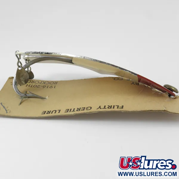 Weedless Flirty Gertie Lusikka, Nikkeli / Punainen, 21g, Ruohosuoja, #2961