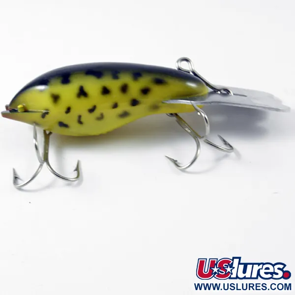 Fred Arbogast Mud Bug Vaappu, Keltainen / Musta, 14g, Metallilevy, #2985