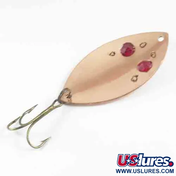 Gibbs Ruby Eye Wiggler Lusikka, Kupari, 35g, Punaiset Helmet, #2993