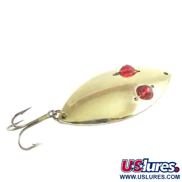 Hofschneider Red Eye Wiggler Lusikka, Messinki, 21g, Punaiset Helmet, #2994