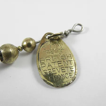 Mepps Aglia 0 Lippa, Messinki, 2,5g, Klassinen Muotoilu, #3026