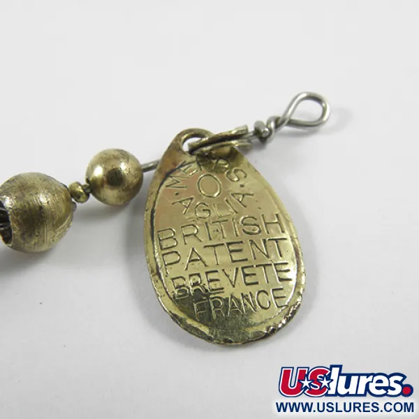 Mepps Aglia 0 Lippa, Messinki, 2,5g, Klassinen Muotoilu, #3026