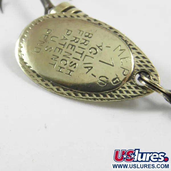 Mepps Aglia 1 Lippa, Messinki, 3.5g, Klassinen Muotoilu, #3028