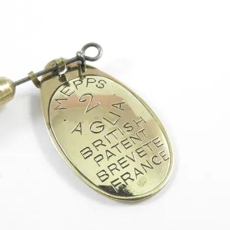 Mepps Aglia 2 lippa, messinki, 4,5g, ranskalaiset osat, #3029