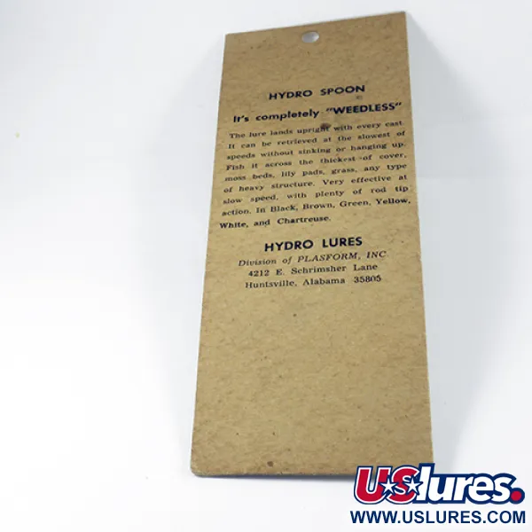 Hydro Lures Weedless Hydro Spoon, Valk/Harm/Pun, 14g, #3039