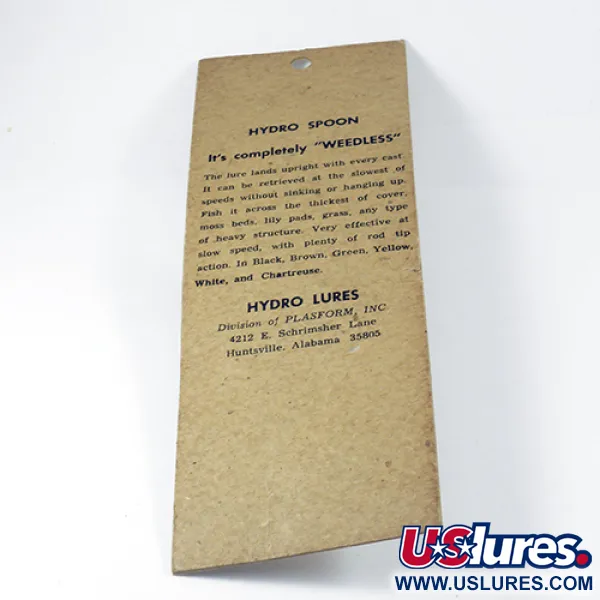 Hydro Lures Weedless Hydro Spoon, 11g, vihreä suomukuvio, ruohosuojattu lusikkauistin #14443