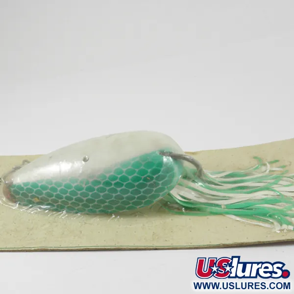 Hydro Lures Weedless Hydro Spoon Lusikka, Valkoinen/Vihreä, 17g, #3074