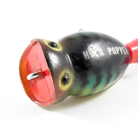 Fred Arbogast Hula Popper Pintauistin, Fire Tiger, 8g, #3078