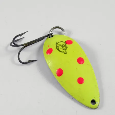 Dardevle Devle Dog 7700 Lusikkauistin, Kelt/Pun/Nik, 14g, #3095