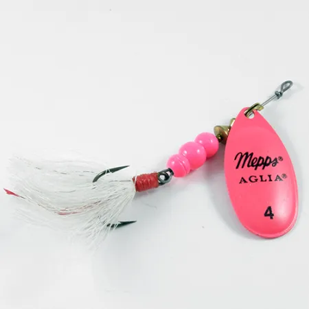 Mepps Aglia Hot Pink 4 Dressed (bucktail) Lippa, Roosa, 10g, #3099