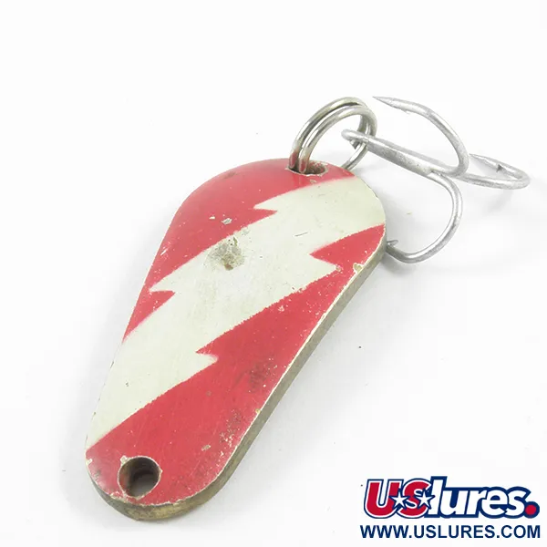 Boyle's Sunbeam Delux Wobbler Lusikka, Puna/Valko/Messinki, 9.5g, #3122