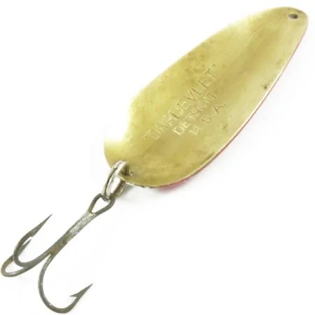 Eppinger Dardevle Dardevlet, 21g, Puna-valkoinen/Messinki, Lusikkauistin #3133