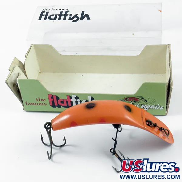 Helin Tackle FlatFish X5 Viehe, Punainen / Musta, 5,5g, Vintage, #3148