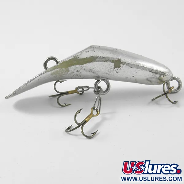 Worden's Lures Flatfish Viehe, Hopea, 4g, Banaaniprofiili, #3150