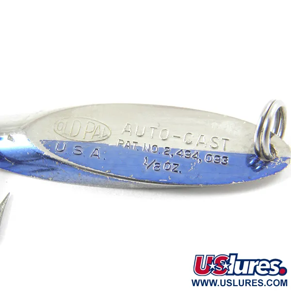 Old Pal Woodstream Auto-cast Lusikkauistin, Nikkeli / Sininen, 4g, #3186