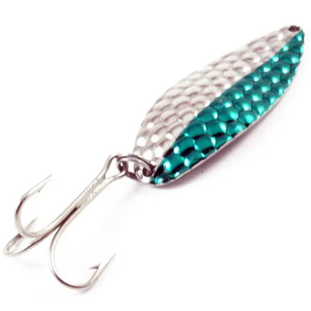 Acme Little Cleo Lusikka, Nikkeli / Vihreä, 21g, Vasaroitu, #3203