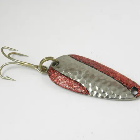 Nebco Tor-P-Do Lusikka, Vasaroitu hopea/punainen, 7g, #3208