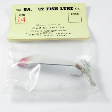 Weedless Barney Spoons Lusikka, Puna/Valko, 7g, Ruohosuojattu, #3231