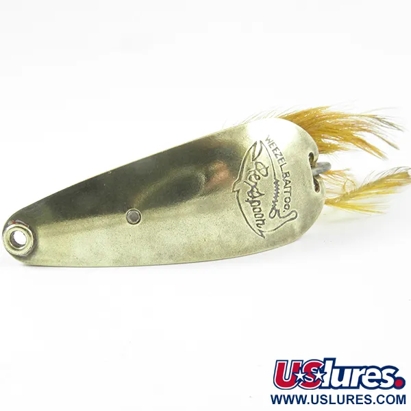 Weezel Rex Weedless Spoon Ruohikkolusikka, Messinki, 12.5g, Höyhen, #3237
