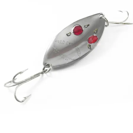 Hofschneider Red Eye Wiggler Lusikka, Teräs/Punainen, 25g, Helmet, #3249