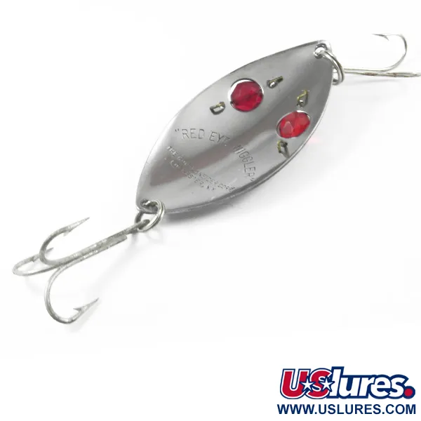 Hofschneider Red Eye Wiggler Lusikka, Teräs/Punainen, 25g, Helmet, #3249