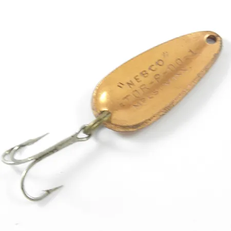 Nebco Tor-P-Do 1 Lusikkauistin, Vasaroitu Kupari, 7g, Vintage, #3296