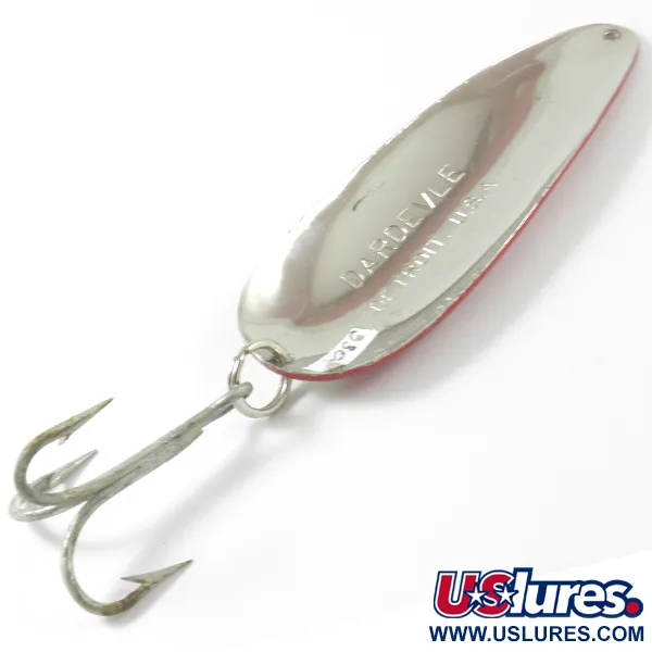 Eppinger Dardevle Lusikka, Puna-valko-nikkeli, 28g, Raidat, #3307