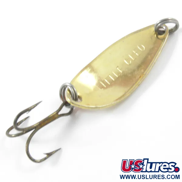 Seneca Little Cleo Lusikka, Kulta / Oranssi, 4g, Vintage USA, #3328