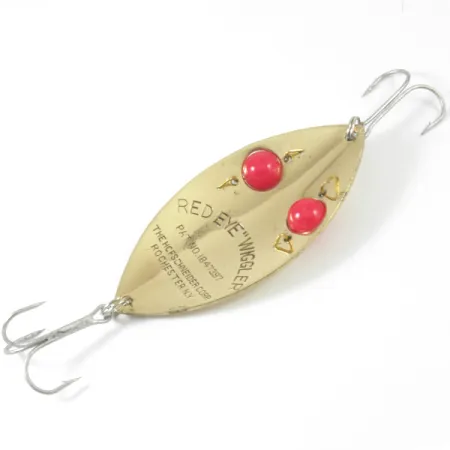 Hofschneider Red Eye Wiggler 3359 Uistin, Kulta/Punaiset silmät, #3359