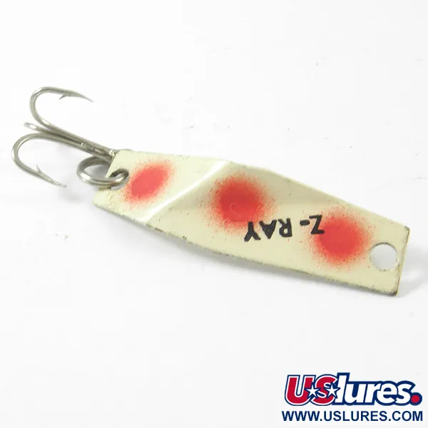 Z-RAY Lures Z-Ray Lusikka, Valkoinen / Punainen, 1,5g, Vintage, #3364