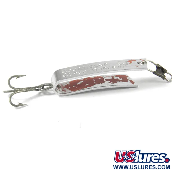 South Bend Super-Duper 501 Lusikkauistin, Nikkeli / Punainen, 2,3g, #3368