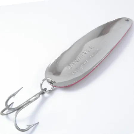 Eppinger Dardevle Lusikka, Puna/Valko/Nikkeli, 28g, Detroit, #3381