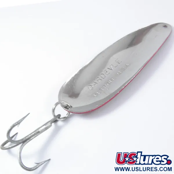 Eppinger Dardevle Lusikka, Puna/Valko/Nikkeli, 28g, Detroit, #3381