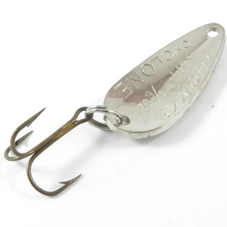 Thomas Cyclone Lusikka, Hopea / Punainen, 4.3g, Suomukuvio, #3404