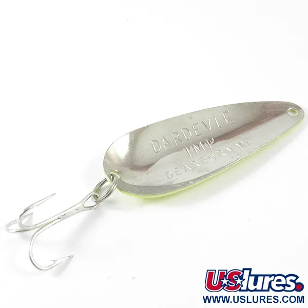 Eppinger Dardevle Imp 3407 Lusikka, Keltainen/Vihreä/Nikkeli, 11g, #3407