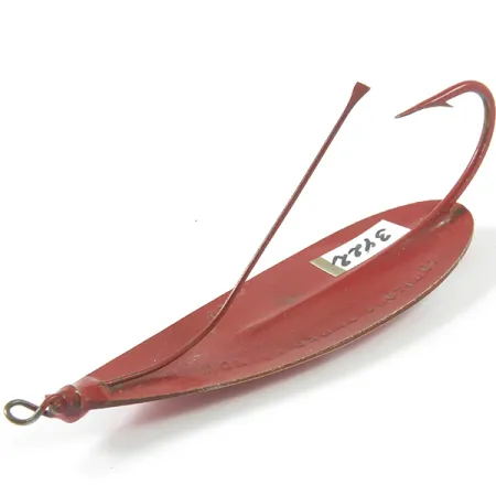 Weedless Johnson Silver Minnow Lusikka, Puna/Valko, 14g, Ruohosuoja, #3422