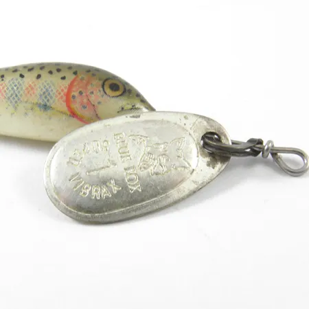 Blue Fox Vibrax Minnow Spin 1 Lippa, Hopea / Taimen, 4g, #3462