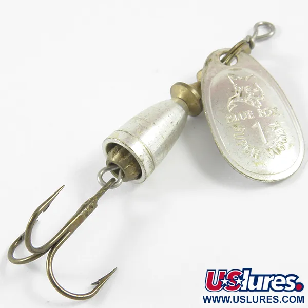 Blue Fox Super Vibrax 1 Lippa, Hopea, 4g, Kellorunko, #3468