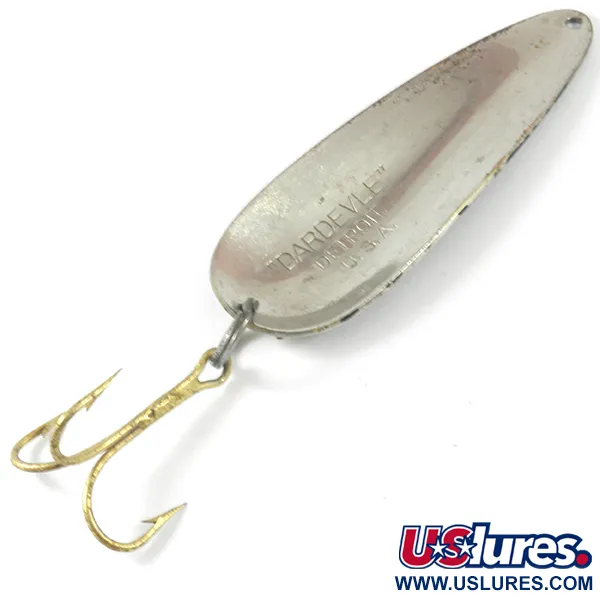 Dardevle (1950s) Detroit Lusikka, Musta/Valkoinen/Nikkeli, 28g, #3494