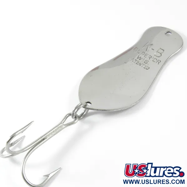 K-B Bait K-B Spoon 2 Lusikka, Nickel, 14g, Vintage USA, #3509
