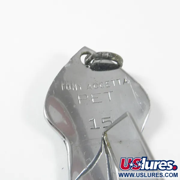 Tony Accetta Pet Spoon 15 Lusikka, Nikkeli, 14g, Ruohosuojattu, #3511