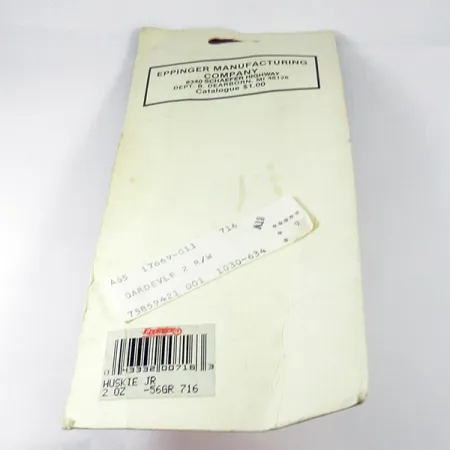 Eppinger Dardevle Huskie Junior Lusikka, Puna/Valko/Nikkeli, 58g, #3539